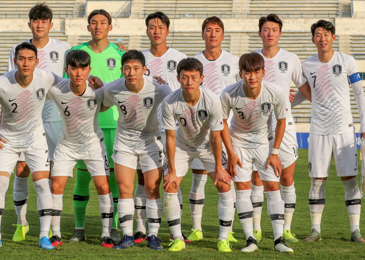 foto de equipo para Corea del Sur